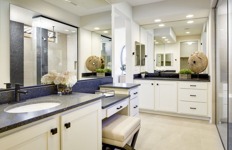 Owner's bath with vanity