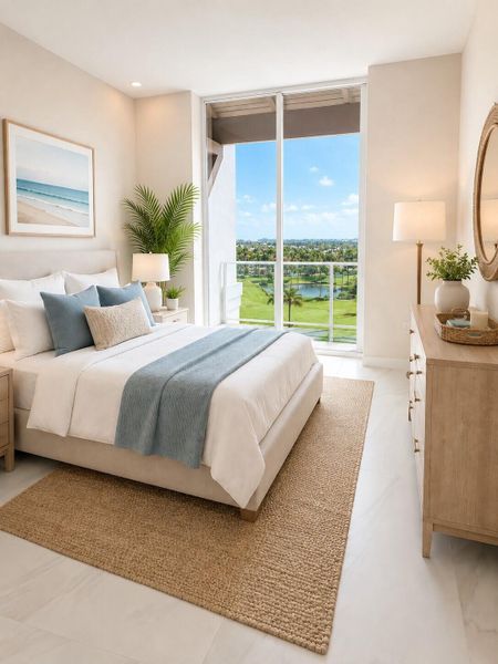 Virtually staged photo. Secondary bedrooms are not furnished.
