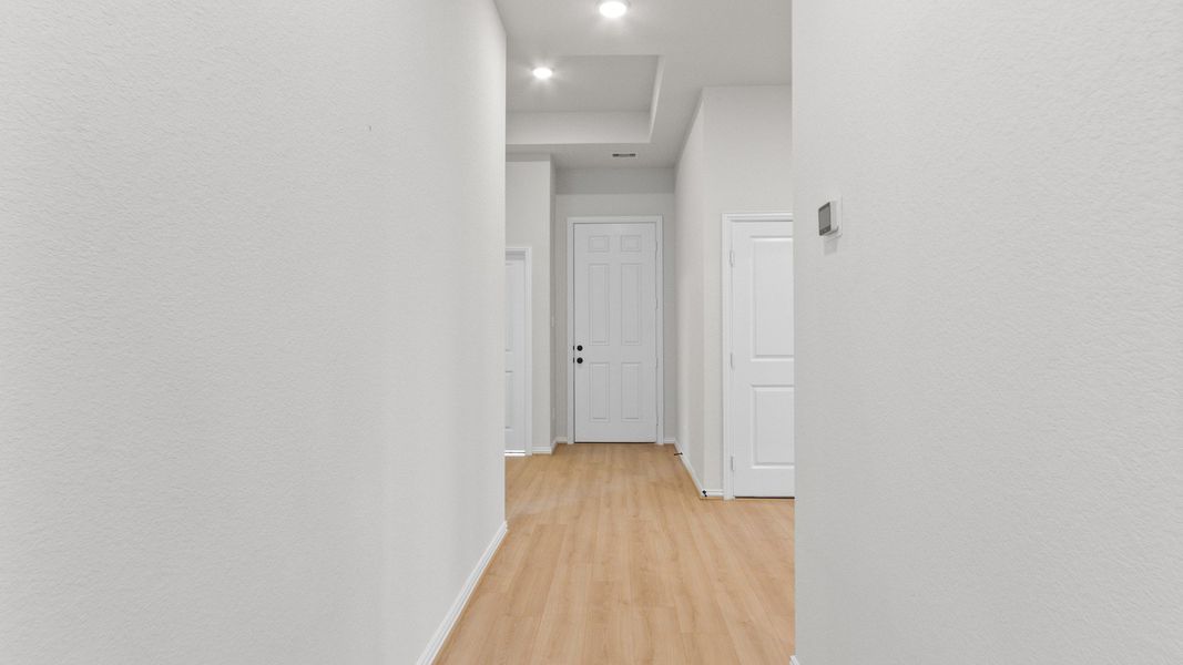 Representative furnished interior of a home built from the Aruba by Brightland Homes in Bridgeland Creekland Village, Cypress (Image 4).