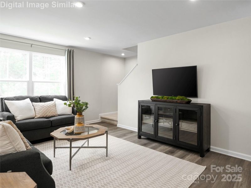 Furnished interior view inside a new home in , China Grove (Image 11).