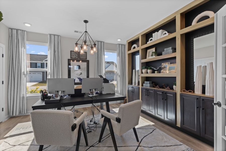 Representative furnished interior of a home built from the The Sand Dollar by Chesapeake Homes in Coastal Club of the Carolinas, Calabash (Image 6).