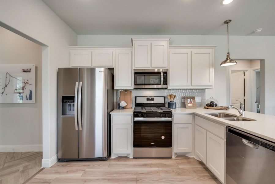 Furnished interior view inside a new home in Town Park, Princeton (Image 6).