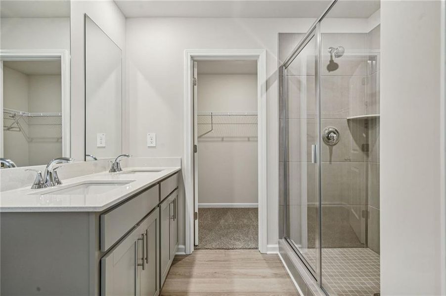 Furnished interior view inside a new home in Avalon - Reserve Series, Conyers (Image 11).