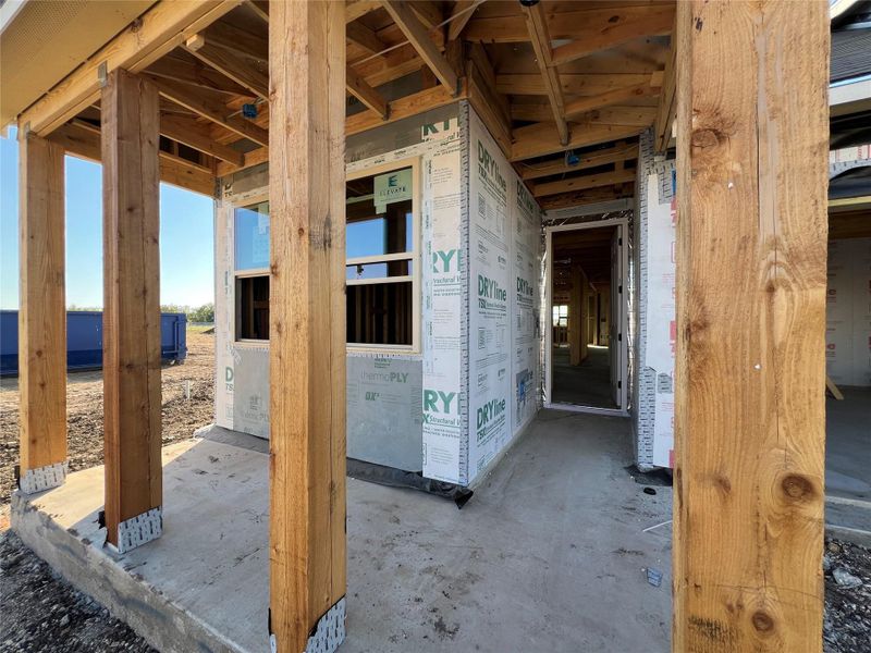 In-progress construction of a new home in Rolling Glen, Hutto, TX (Image 24). In-progress construction of a new home in Rolling Glen, Hutto, TX (Image 24).