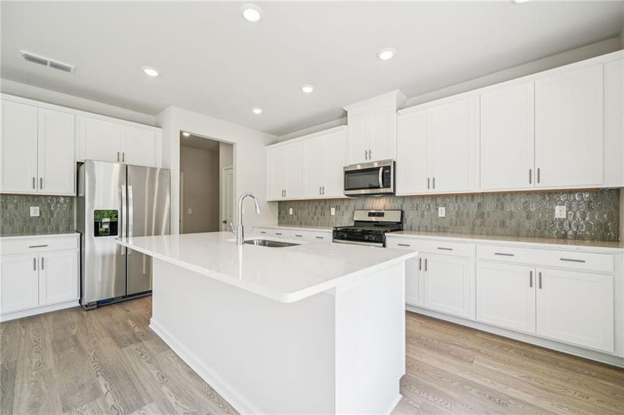 Furnished interior view inside a new home in Preserve at Mountain Creek, Pendergrass (Image 7).