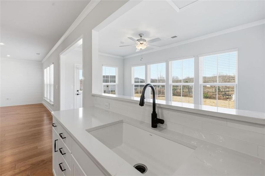 Furnished interior view inside a new home in Berkeley Mill, Cumming (Image 11). Furnished interior view inside a new home in Berkeley Mill, Cumming (Image 11).