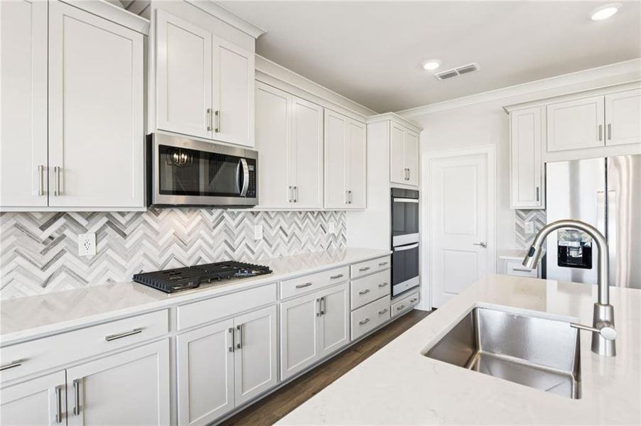 Furnished interior view inside a new home in River Pointe, Monroe (Image 15).