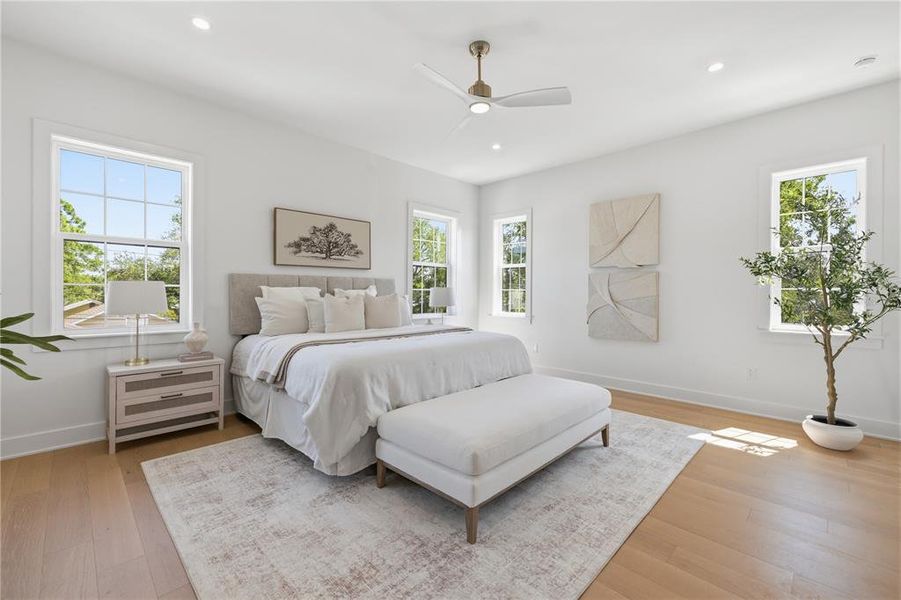 Furnished interior view inside a new home in , St. Petersburg (Image 50).