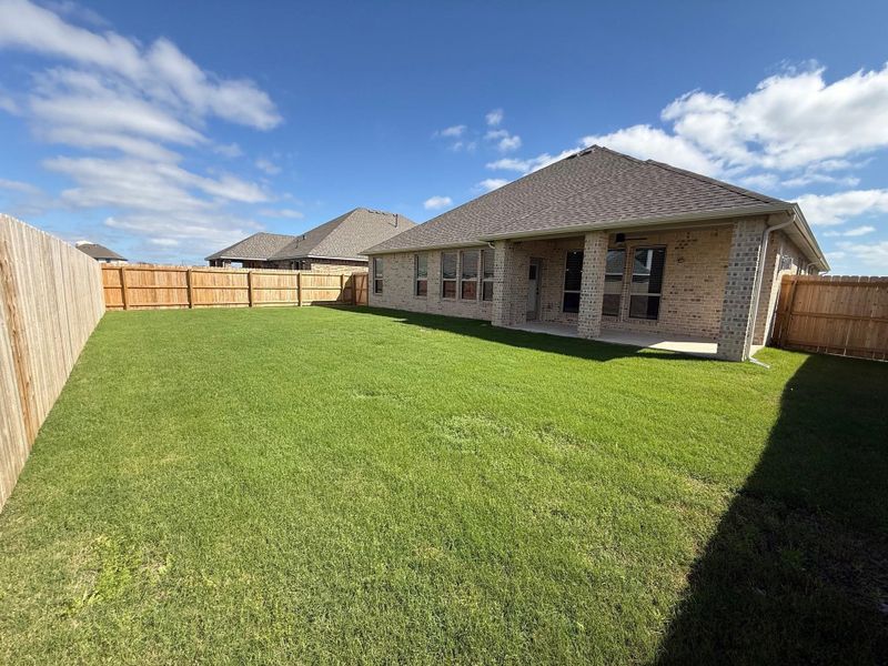 Exterior details and patio area of a home in Wellborn Settlement, College Station (Image 3).