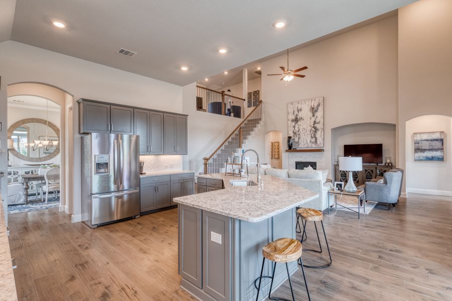 Representative furnished interior of a home built from the Kerrville by Beazer Homes in Enclave at Legacy Hills, Celina (Image 14).