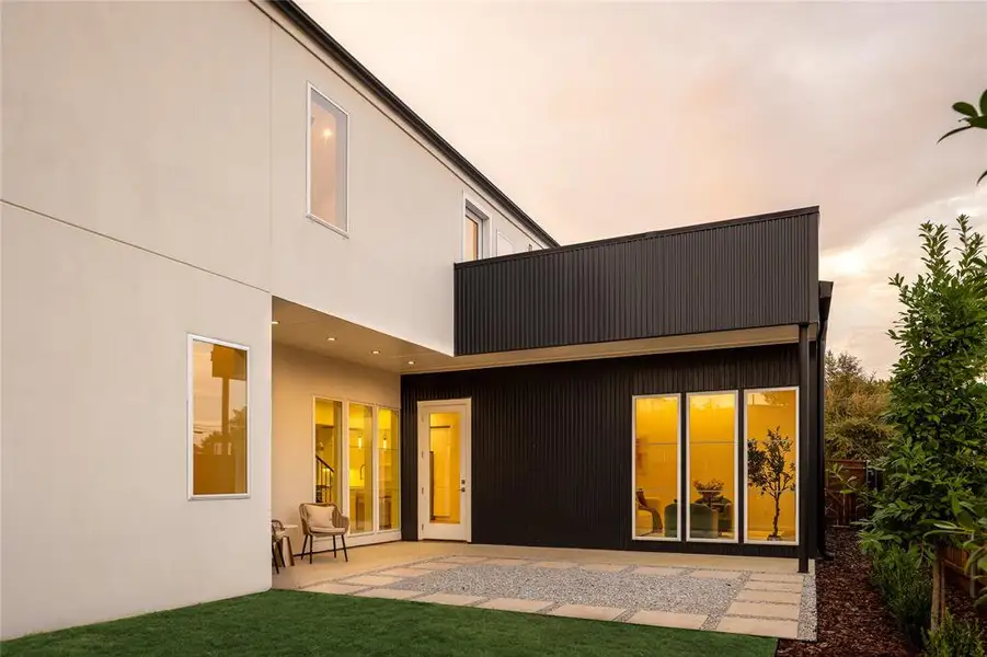 Exterior details and patio area of a home in , Dallas (Image 2). Exterior details and patio area of a home in , Dallas (Image 2).