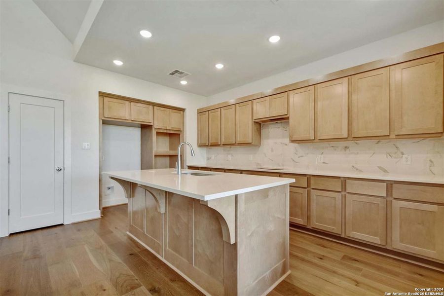 Furnished interior view inside a new home in Alsatian Oaks, Castroville (Image 3).