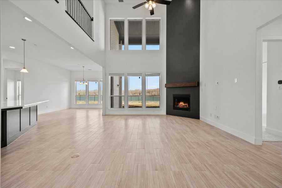 Representative unfurnished interior of a home built from the Davenport by Windsor Homes in Winding Creek, Rockwall (Image 22).