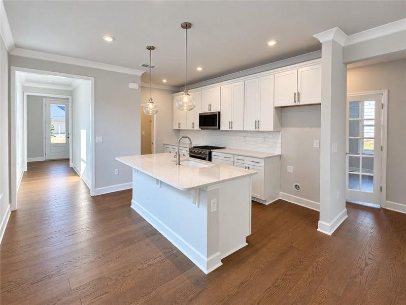 Furnished interior view inside a new home in Sun City Peachtree, Griffin (Image 7).
