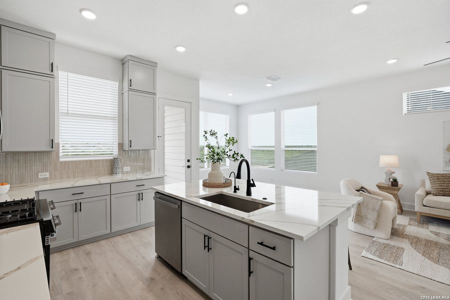 Furnished interior view inside a new home in Prominence Urban, San Antonio (Image 11).