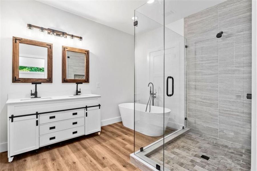 Furnished interior view inside a new home in , Ellijay (Image 11).