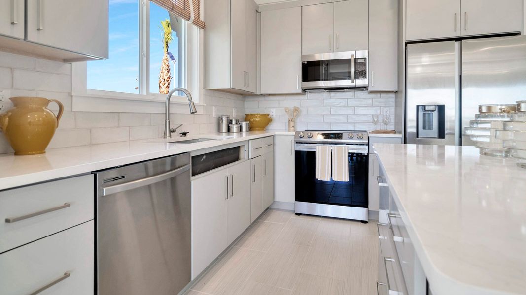 Furnished interior view inside a new home in Lagoon Residences at Epperson, Wesley Chapel (Image 11).