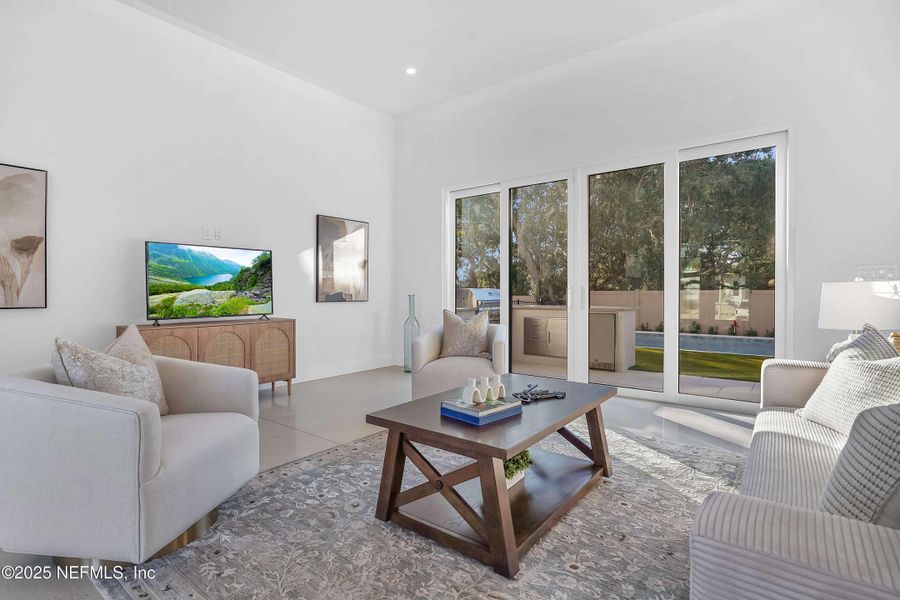 Furnished interior view inside a new home in , St. Augustine (Image 13).