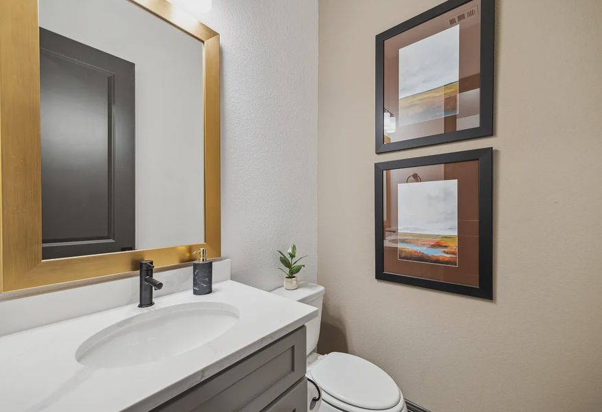 Plan 5042 powder room - staged - 14 of 21 Plan 5042 powder room - staged - 14 of 21