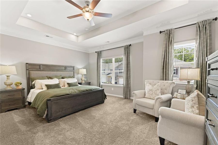 Furnished interior view inside a new home in Sanders Park, Austell (Image 36).