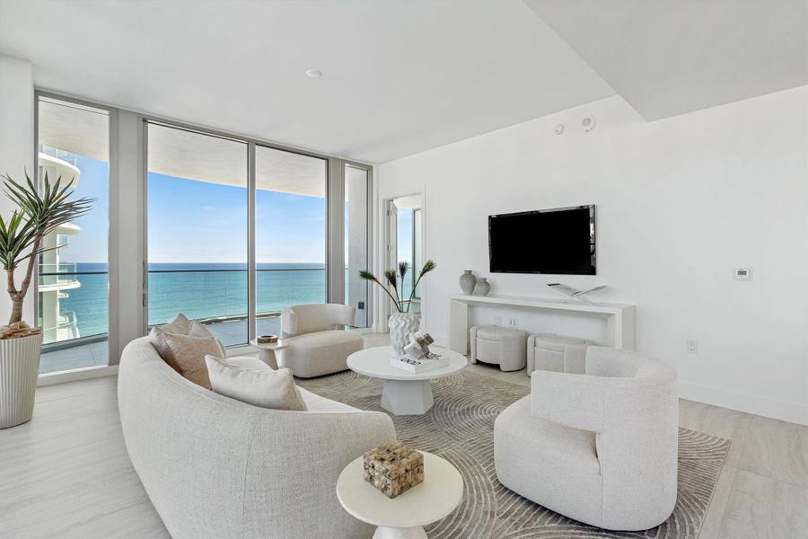 Furnished interior view inside a new home in , Fort Lauderdale (Image 10). Furnished interior view inside a new home in , Fort Lauderdale (Image 10).