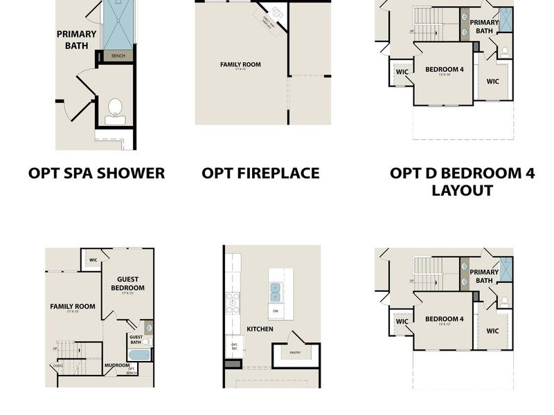 2D floor plan layout of this home in Benders Cove, Mount Juliet, TN (Image 6).