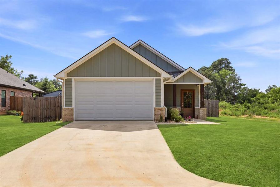 Front exterior of a new home in , Arp, TX, highlighting curb appeal (Image 20).