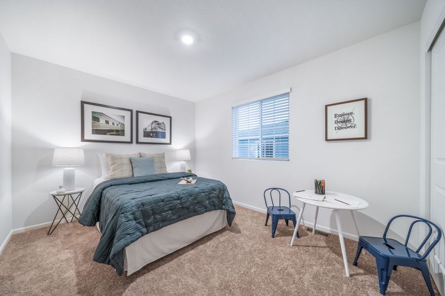 Furnished interior view inside a new home in Bradley Heights, Colorado Springs (Image 22).