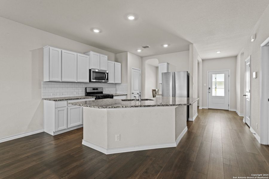 Furnished interior view inside a new home in , San Antonio (Image 6). Furnished interior view inside a new home in , San Antonio (Image 6).