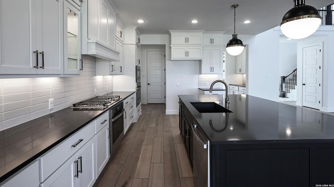 Furnished interior view inside a new home in Johnson Ranch, Bulverde (Image 10).