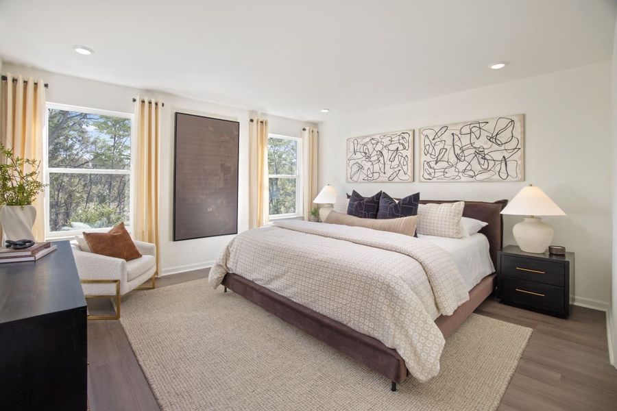 Representative furnished interior of a home built from the 1582 by KB Home in Cottages at Clovis Point, Kings Mountain (Image 6).