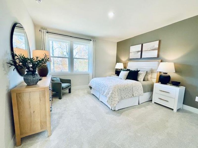 Furnished interior view inside a new home in Towne Village at Suwanee Dam, Sugar Hill (Image 8).