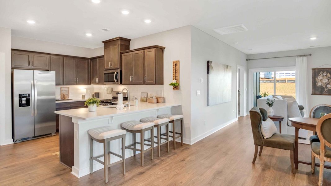 Furnished interior view inside a new home in Nexus South, Gallatin (Image 9).