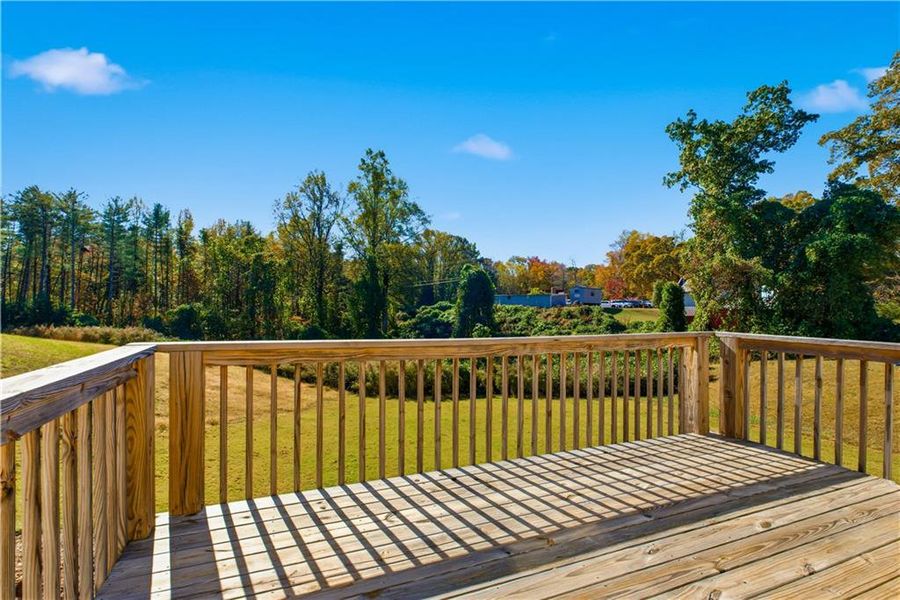 Exterior details and patio area of a home in , Dahlonega (Image 29).