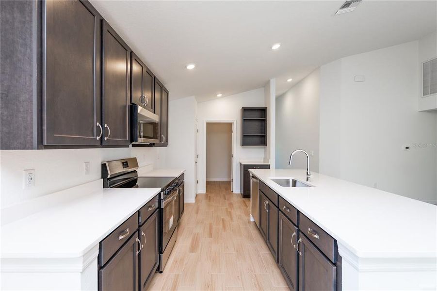 Furnished interior view inside a new home in , Frostproof (Image 9).