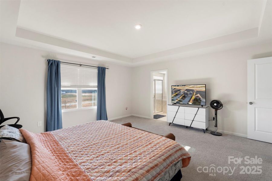 Furnished interior view inside a new home in Waxhaw Landing, Monroe (Image 10).
