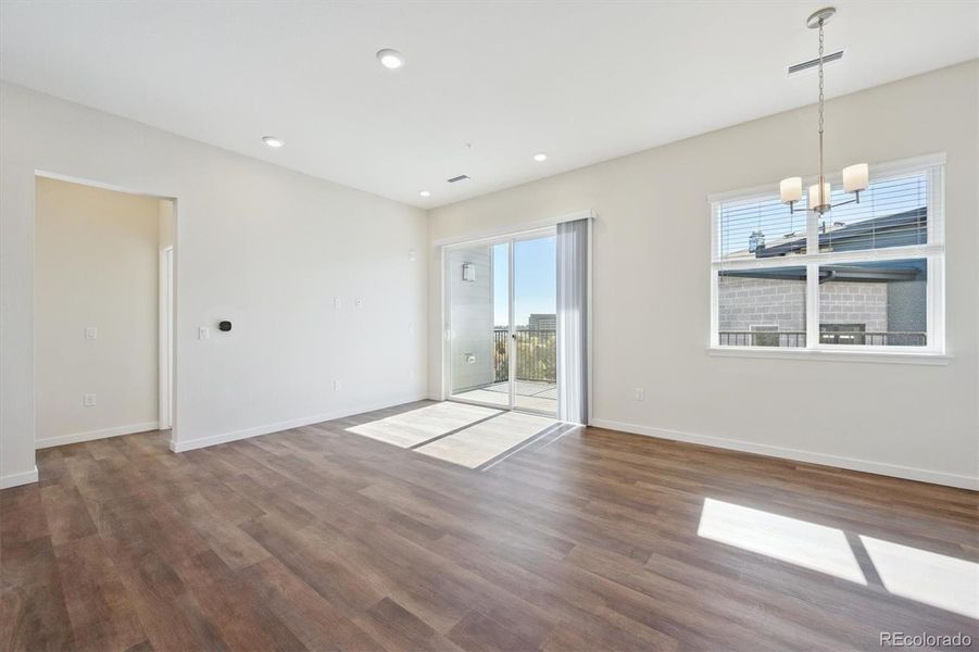 Spacious, unfurnished interior of a new home in Condo Collection at Grand Vue at Interlocken, Broomfield (Image 13).