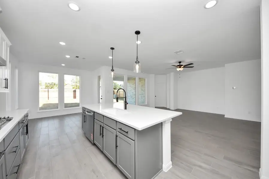 Furnished interior view inside a new home in Elyson, Katy (Image 19).