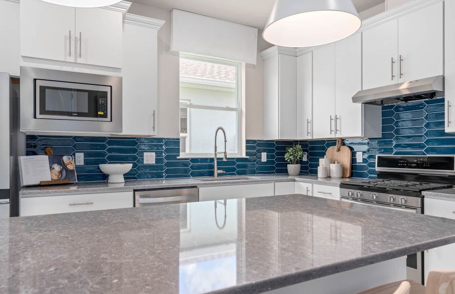 Furnished interior view inside a new home in Del Webb Sunbridge, St. Cloud (Image 6).