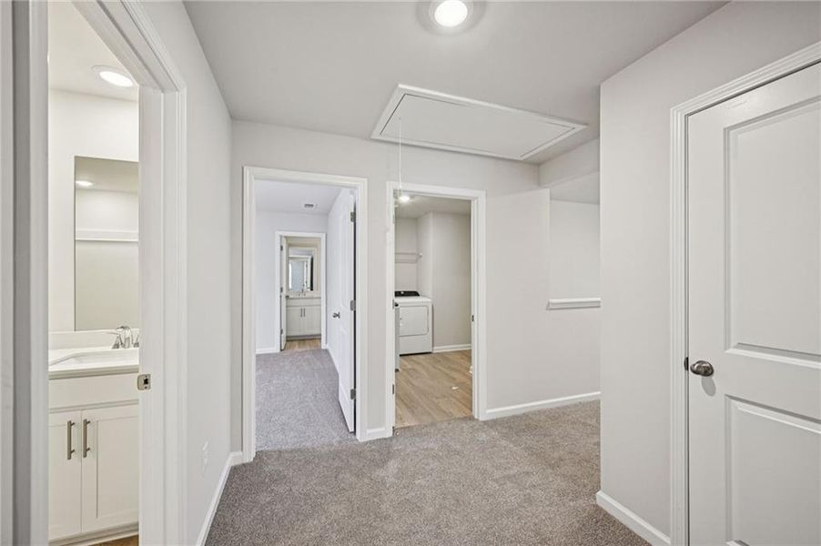 Spacious, unfurnished interior of a new home in Parkside at Grayson, Grayson (Image 45). Spacious, unfurnished interior of a new home in Parkside at Grayson, Grayson (Image 45).