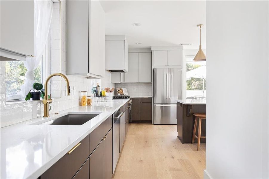 Furnished interior view inside a new home in , Atlanta (Image 19). Furnished interior view inside a new home in , Atlanta (Image 19).