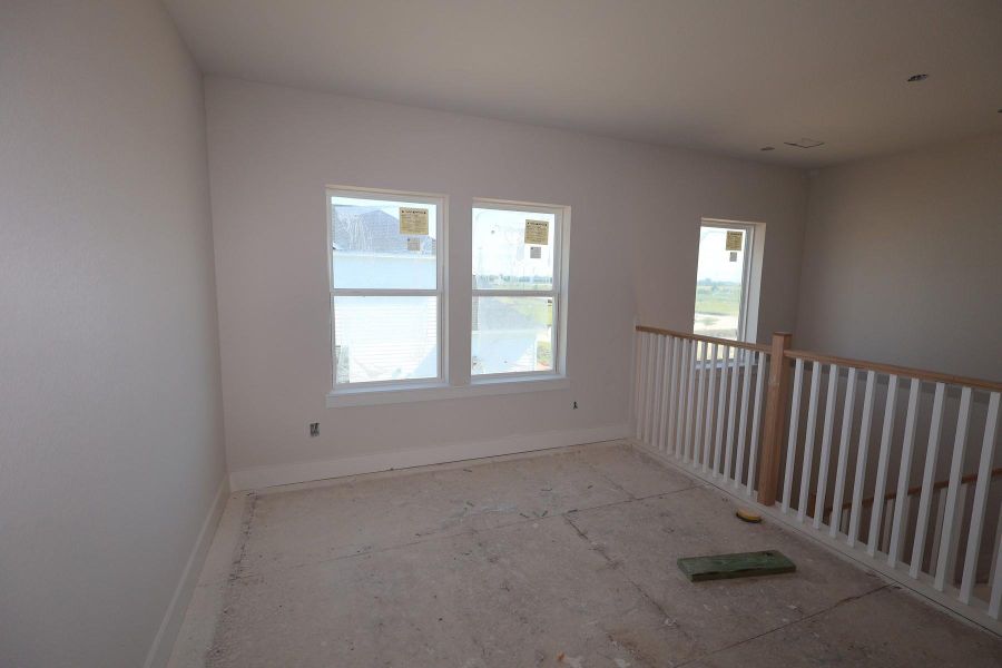 In-progress construction of a new home in Elyson - Grove Row Collection, Katy, TX (Image 3).
