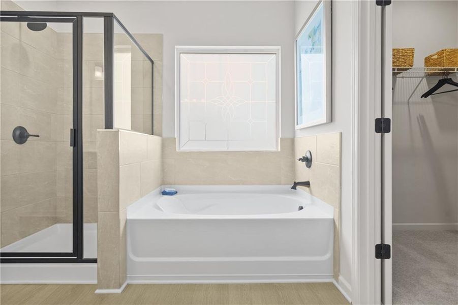 Furnished interior view inside a new home in Chestnut Creek Crossing, Collegedale (Image 30). Furnished interior view inside a new home in Chestnut Creek Crossing, Collegedale (Image 30).