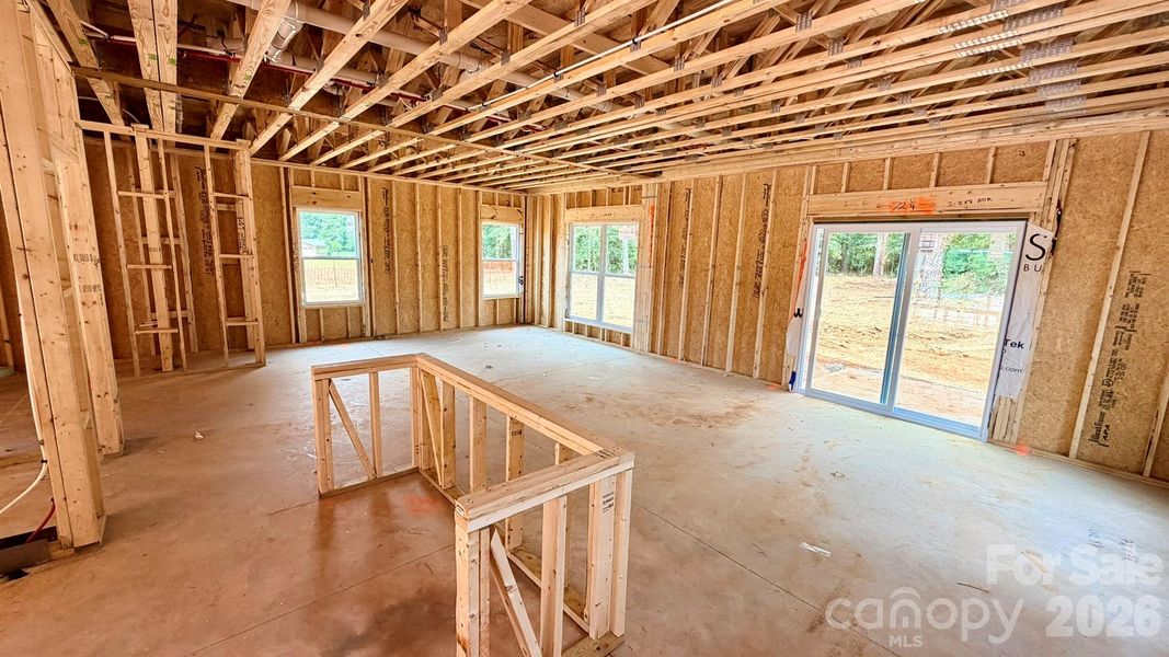 In-progress construction of a new home in , Concord, NC (Image 13).