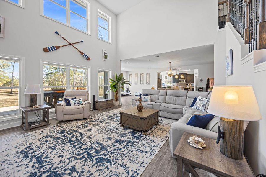 Furnished interior view inside a new home in , Meggett (Image 6). Furnished interior view inside a new home in , Meggett (Image 6).