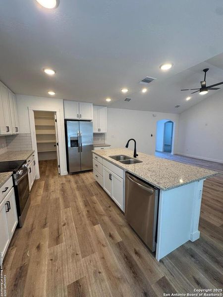 Furnished interior view inside a new home in , Three Rivers (Image 7). Furnished interior view inside a new home in , Three Rivers (Image 7).