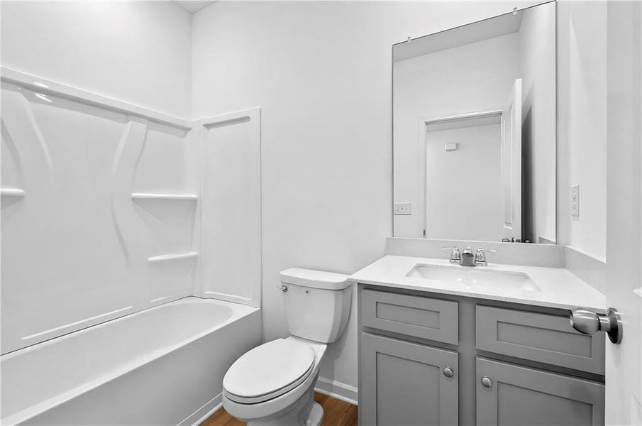 Furnished interior view inside a new home in Crossvine Village, LaGrange (Image 8).