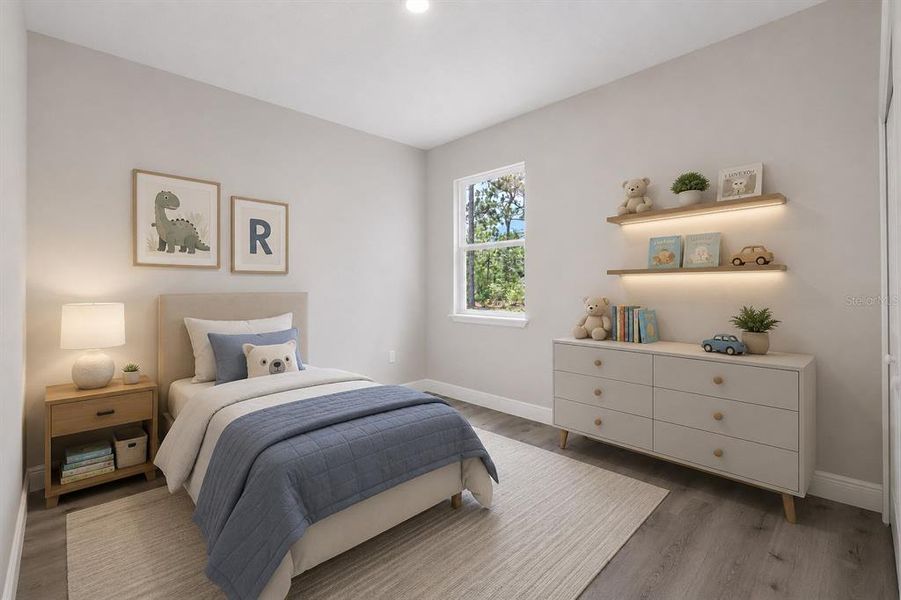 Furnished interior view inside a new home in , Citrus Springs (Image 27).
