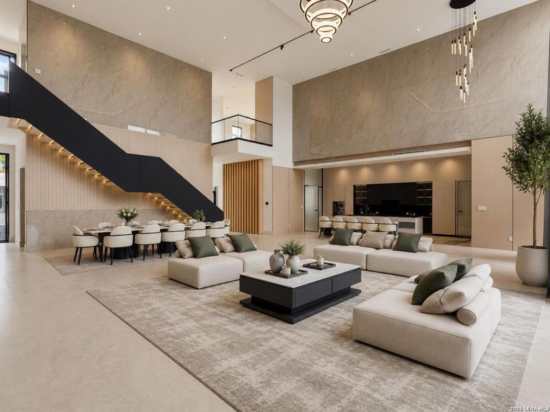 Furnished interior view inside a new home in , San Antonio (Image 11).