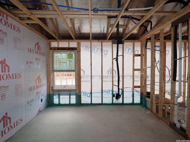 In-progress construction of a new home in Meadows at Clear Springs, New Braunfels, TX (Image 28).